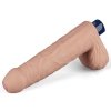 9 REAL SOFTEE Rechargeable TPE Vibrating Dildo(Flesh)